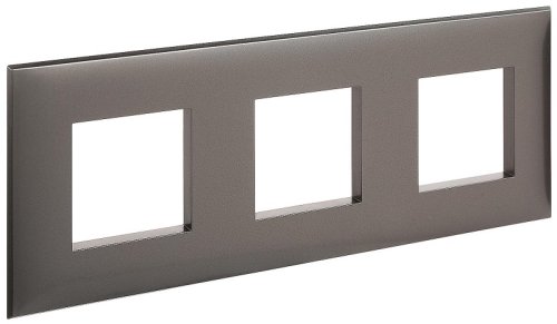 Рамка универсальная DKC Avanti 3-м. серый жемчуг картинка